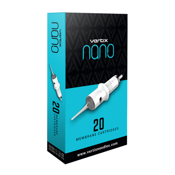 Vertix Nano 1 Liner Accupuncture .25 mm membrane cartridges