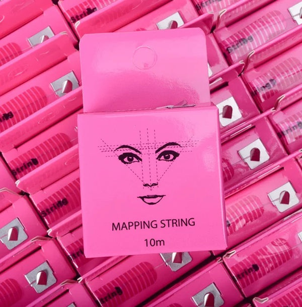 Pink Pre Inked Mapping String
