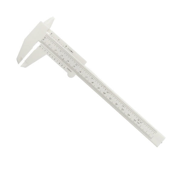 White plastic slide Calipers for Brows