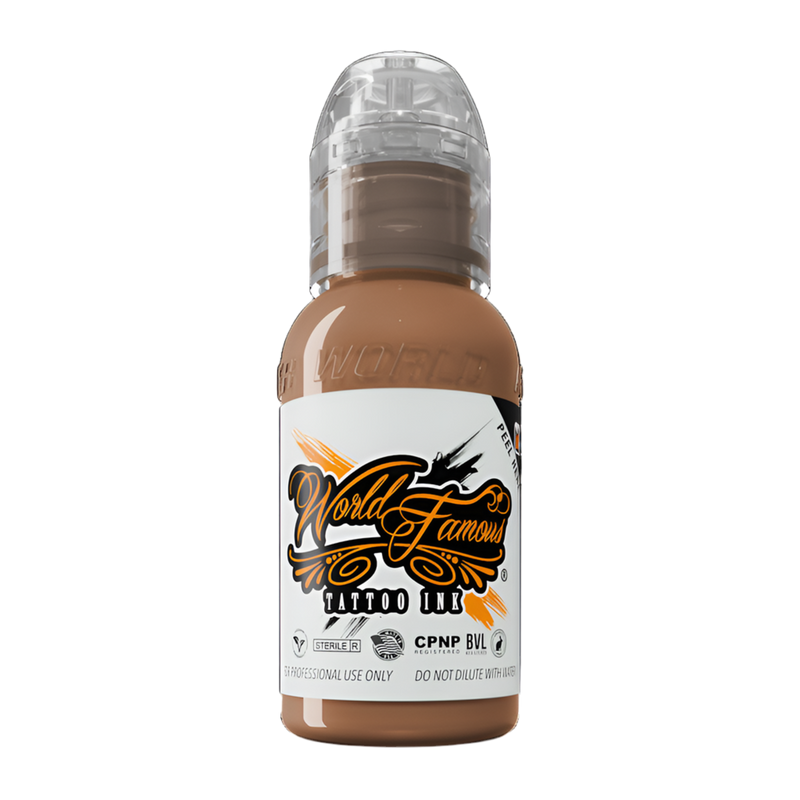 World Famous Ink - Pink Ribbon Tan Mink - 30ml (1oz)