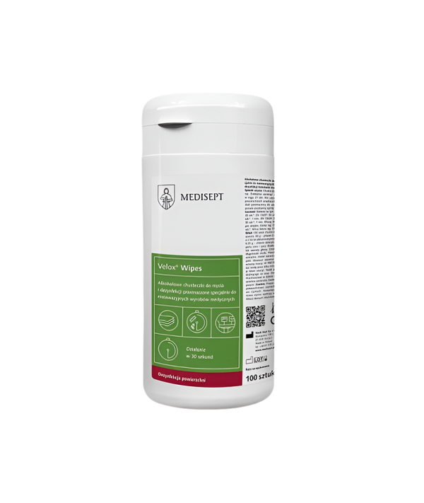 SURFACE DISINFECTION WIPES MEDISEPT VELOX WIPES 100 PCS - BOX