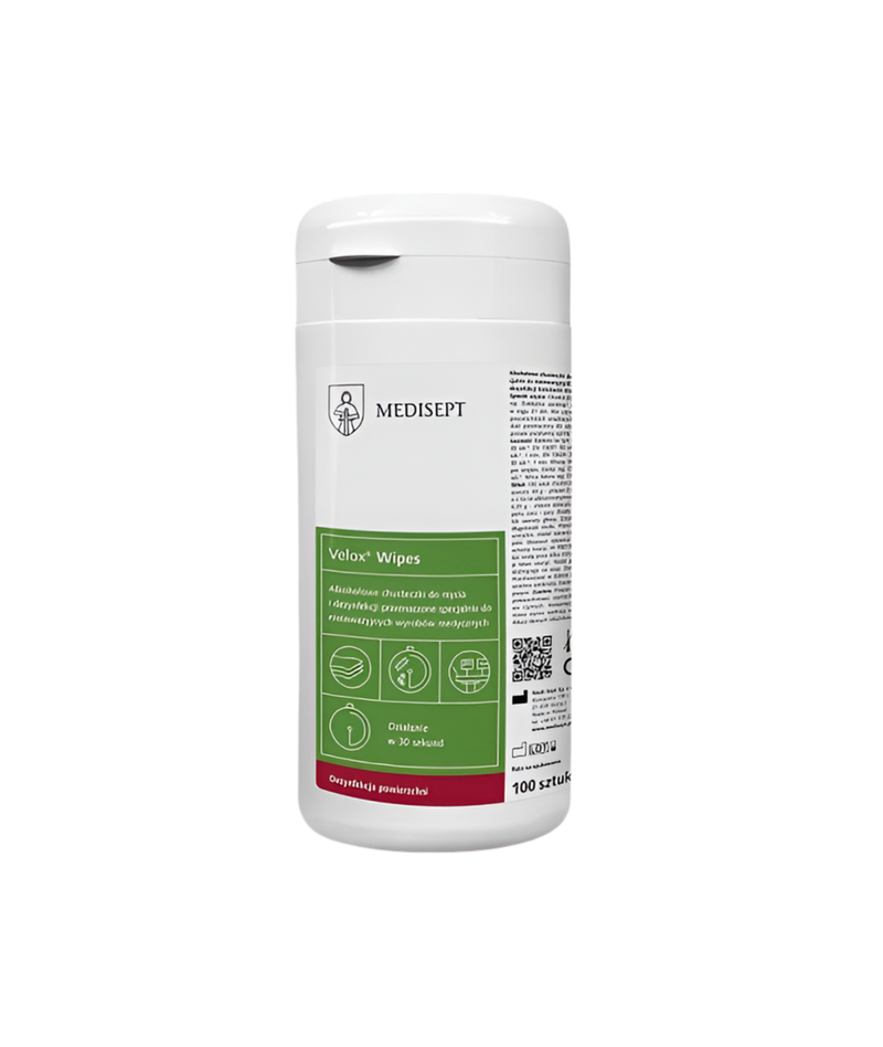 SURFACE DISINFECTION WIPES MEDISEPT VELOX WIPES 100 PCS - BOX