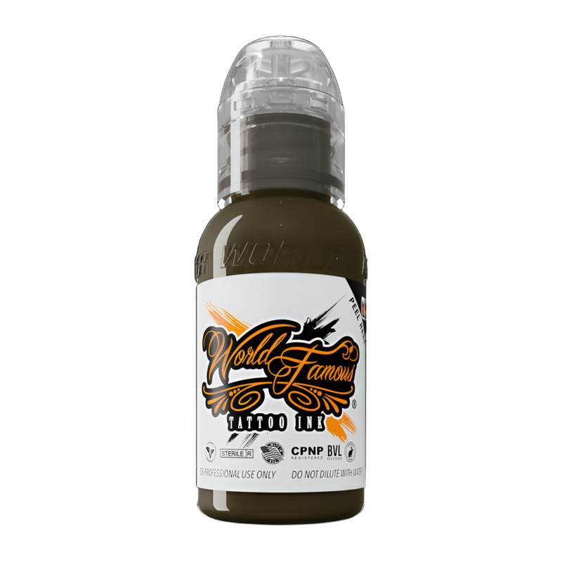 World Famous Ink - Pink Ribbon Dark Tan - 30ml (1oz)