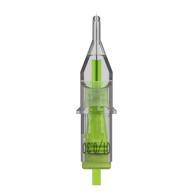Stellar 2.0 Cartridges - 0.35MM Round Liner - Long Taper - Needle Size 1