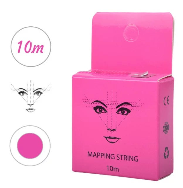 Pink Pre Inked Mapping String